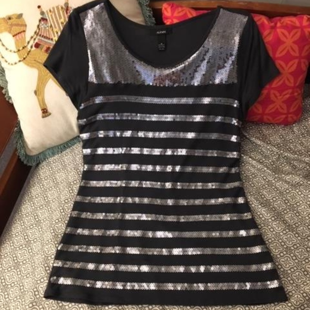 Sequin Grey Shirt